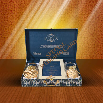 Modern Blue Wedding & Gift Box 1 re