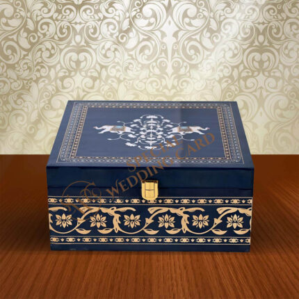 Wedding Box Blue with Laker 2