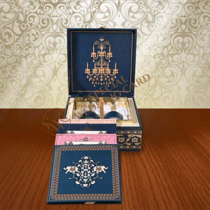 Wedding Box Blue with Laker