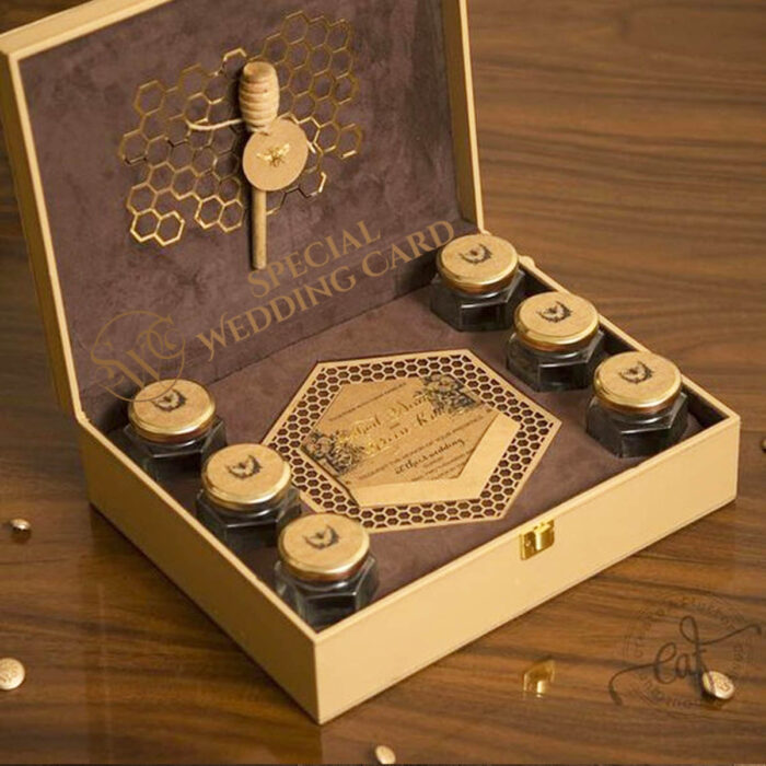 Luxury Golden Wedding Box