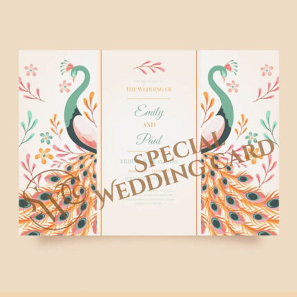 Trifold Special Wedding Card