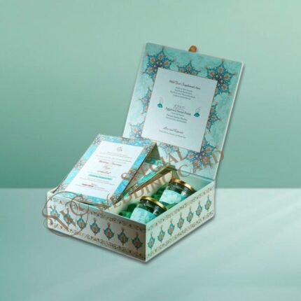 wedding box with sweet jar